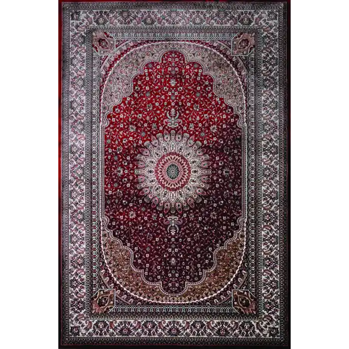 Zeyrek 802 Kırmızı Klasik Desen Makine Halısı
