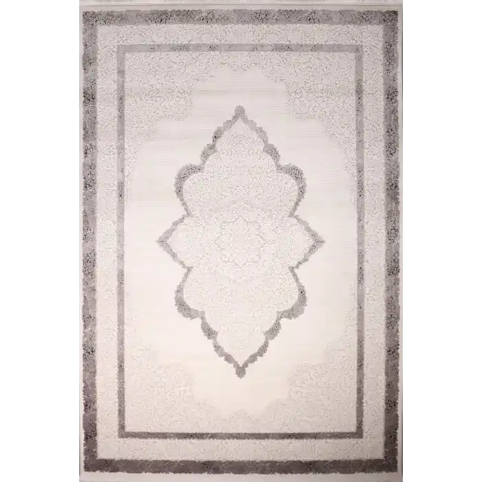 Zyra 210A Antrasit Akrilik Dekoratif Salon Halısı