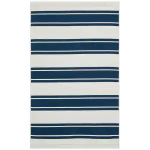 Arya Ar 12 Marine %100 Geri Dönüşümlü Pamuktan Çift Taraflı Yıkanabilir Modern Dekoratif Kilim