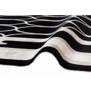 BAROQUE HALI 0313 Art Deco Bordürlü Çerçeveli Yumuşak Dokulu Parlak Dokuma Halı