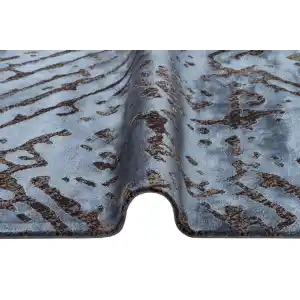 Cordoba Db 05 Dark Navy Parlak Yüksek Alçak Dokulu Modern Makine Halısı