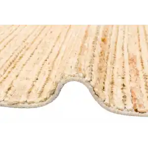 FLATWEAVE KILIM 0154 Farklı Örgü Dokusuna Sahip El Dokuma Naturel Jüt Hasır Halı