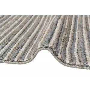 FLATWEAVE KILIM 0466 Farklı Örgü Dokusuna Sahip El Dokuma Naturel Jüt Hasır Halı