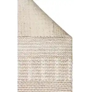 Jade J352 Beıge  Naturel Kazak Örgü Desenli El Dokuma Örgü Halı