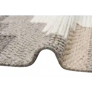 Jade Jd 04 Multy Xw  Naturel Kazak Örgü Desenli El Dokuma Örgü Halı