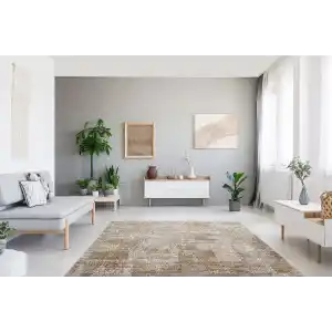 FRESCO HALI 0426 Yüksek Alçak Dokulu Özel Işıltılı Yüksek Kaliteli Sık Dokuma Modern Salon Halısı