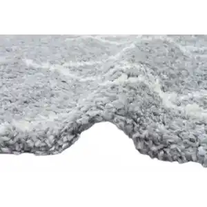 LOFT HALI 0011 Hav Toz Vermez Yumuşak Dokulu Etnik Desenli Uzun Tüylü Pofuduk Shaggy Halı