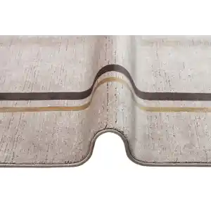 LUGANO HALI 0171 Art Deco Modern Bordürlü Yüksek Kalite Sık Dokuma Salon Halısı