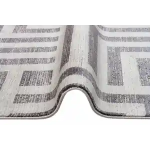 LUGANO HALI 0174 Art Deco Modern Bordürlü Yüksek Kalite Sık Dokuma Salon Halısı