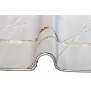 LISBON HALI 0033 Parlak Dokulu Modern Desen ve Renkli Metalik Işıltılı Makine Halısı