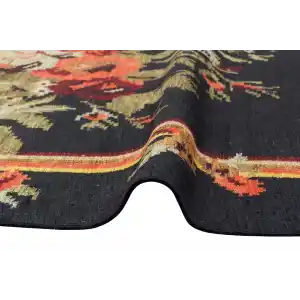 LUNA NEW HALI 0101 Otantik Geleneksel Desenli Yıkanabilir Renkli Baskı Kilim