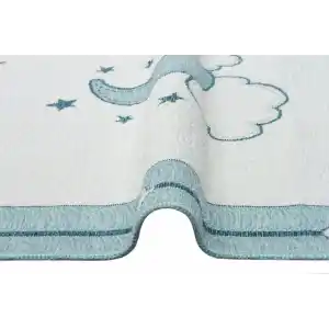 NOA BABY HALI 0021 Yıkanabilir Çift Taraflı Yumuşak Dokulu İnce Çocuk-Bebek Odası Halısı