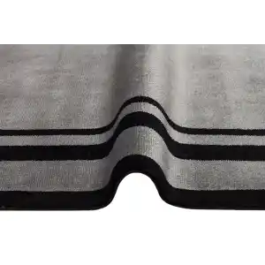 VOGUE HALI 0186 El Emeği ile Özel Tezgahlarda Üretilen Şık Bordür Desenli Art Deco Bambu Uşak Halısı