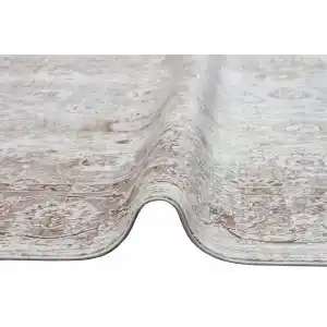 VERONA HALI 0402 Kolay Kullanımlı Yumuşak İpeksi Tuşeli Yüksek Alçak Oymalı Modern İnce Makine Halısı