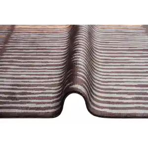 VOGUE HALI 0348 El Emeği ile Özel Tezgahlarda Üretilen Şık Bordür Desenli Art Deco Bambu Uşak Halısı