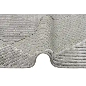 ZENITH HALI 0005 Yüksek Alçak Dokulu Naturel Yün ve Viskon Modern Dokuma Halı