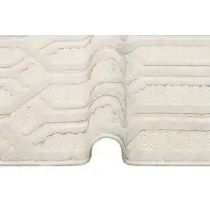 ZENITH HALI 0107 Yüksek Alçak Dokulu Naturel Yün ve Viskon Modern Dokuma Halı