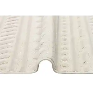 ZENITH HALI 0099 Yüksek Alçak Dokulu Naturel Yün ve Viskon Modern Dokuma Halı