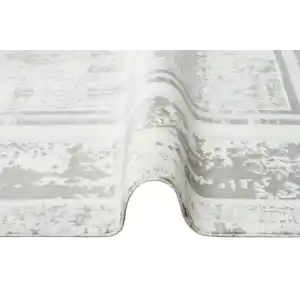 SATEEN HALI 0436 Hav Toz Vermez Yıkanabilir Kaymaz İnce Dokuma Modern Halı