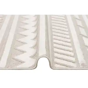 ZENITH DYED HALI 0096 Yüksek Alçak Dokulu Naturel Yün ve Viskon Modern Dokuma Halı