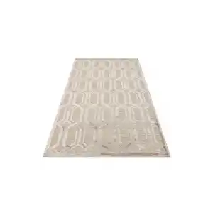 ZENITH DYED HALI 0132 Yüksek Alçak Dokulu Naturel Yün ve Viskon Modern Dokuma Halı