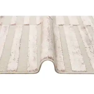 ZENITH DYED HALI 0040 Yüksek Alçak Dokulu Naturel Yün ve Viskon Modern Dokuma Halı