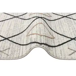 NOMAD HALI 0003 Moroccon ve Etnik Desenli Hav Toz Vermez İnce Dokuma Halı