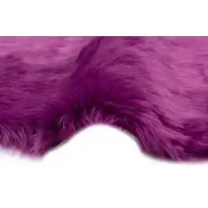 LOVELY POST 0312 Yumuşak Dokulu Uzun Tüylü Yıkanabilir Kuzu Postu