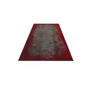 TRIBAL HALI 0176 Vintage Desenli Modern İnce Dokuma Halı