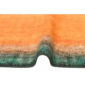 LUNA NEW HALI 0086 Otantik Geleneksel Desenli Yıkanabilir Renkli Baskı Kilim