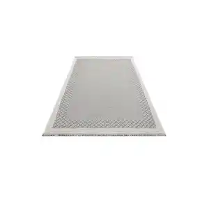 PANAMA KILIM 0007 Natural Yıkanabilir Kaymaz Tabanlı Tok Dokuma Kilim