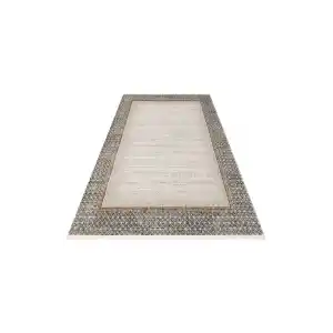 LISBON HALI 0059 Parlak Dokulu Modern Desenli Renkli Metalik Işıltılı Makine Halısı