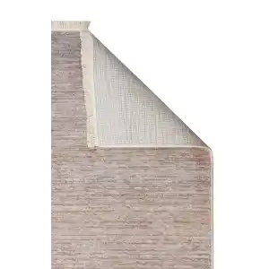 PIETRA HALI 0066 Sıcak Renk Tonlu Etnik Desenli Yumuşak Dokulu Makine Halısı