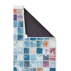SIESTA NEO 0012 Otantik Geleneksel Desenli Yıkanabilir Renkli Baskı Kilim