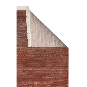 PIETRA HALI 0073 Sıcak Renk Tonlu Etnik Desenli Yumuşak Dokulu Makine Halısı