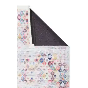 SIESTA NEO 0020 Otantik Geleneksel Desenli Yıkanabilir Renkli Baskı Kilim