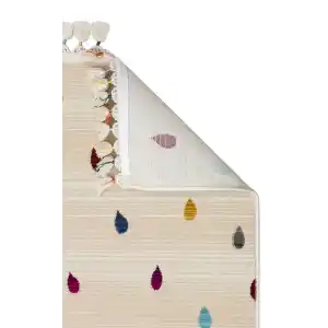 PETRA BOHEM HALI 0002 Hav Toz Vermez Etnik ve Modern Desenli Renkli Makine Halısı