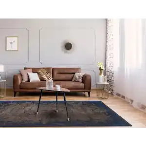 TRIBAL HALI 0292 Yıkanabilir Vintage Desenli Modern İnce Dokuma Halı