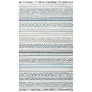 Aztec Az 01 Blue Antibakteriyel Hav Toz Vermez Yıkanabilir Kaymaz Modern İnce Dokuma Kilim