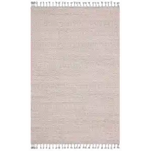 Soho Sh 01 Rose Grey Hav Vermeyen Özel Ipler Ile Üretilen Etnik Örgü Desenlere Sahip Makine Halısı