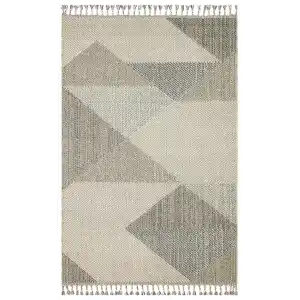 Soho Sh 08 Grey Multy Hav Vermeyen Özel Ipler Ile Üretilen Etnik Örgü Desenlere Sahip Makine Halısı