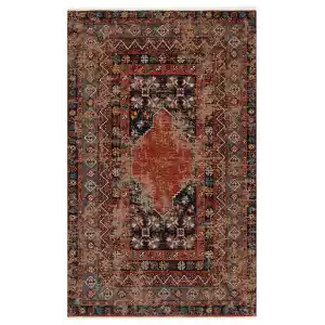 Anadolu 04 Multy Antik Desenli Yıkanabilir Kaymaz Tabanlı Etnik Kilim