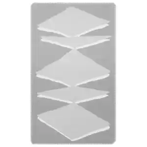Arya Neo Arn 09 Grey White Yıkanabilir Kaymaz Tabanlı Modern Pamuk Kilim