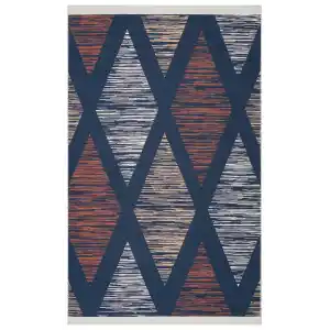 Arya Ar 38 Multy  %100 Geri Dönüşümlü Pamuktan Çift Taraflı Yıkanabilir Modern Dekoratif Kilim