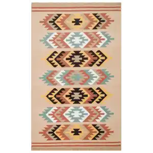 Arya Ar 39 Multy %100 Geri Dönüşümlü Pamuktan Çift Taraflı Yıkanabilir Modern Dekoratif Kilim