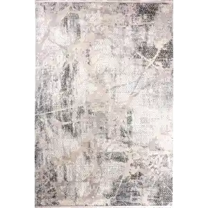 Balat 039B Gri Dekoratif Makine Halısı