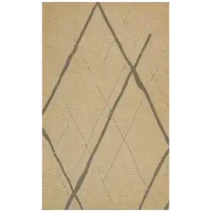 Brooklyn Brk 05 Natural Grey Hasır Görünümlü Kaymaz Renkli Dokuma Modern Kilim