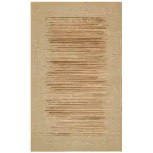 Brooklyn Brk 02 Natural Beıge Hasır Görünümlü Kaymaz Renkli Dokuma Modern Kilim