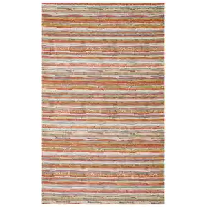 Brooklyn Brk 12 Multy Hasır Görünümlü Kaymaz Renkli Dokuma Modern Kilim