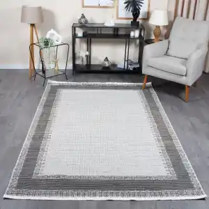 Carino DR99 Gri Dekoratif Makina Halısı